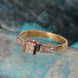 Trouwring met diamant