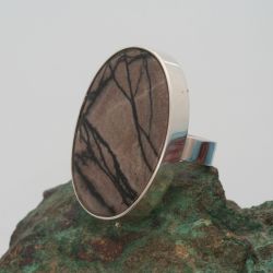 Bruine agaat ring
