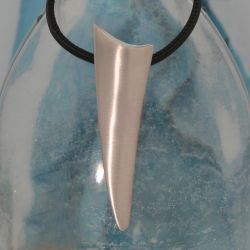 Matte zilveren hanger