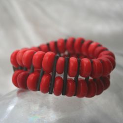 Bamboekoraal armband