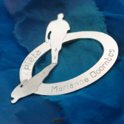 Zilveren broche
