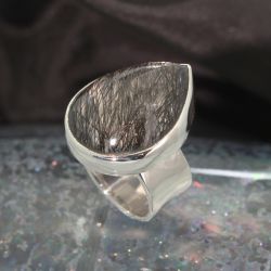 Toermalijnkwarts ring