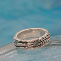 Frommelring met toermalijnen