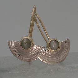 Chrysoberylkattenoog oorhangers