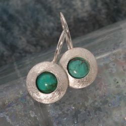 Turkoois oorhangers