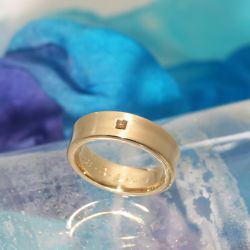 Bruine princess ring