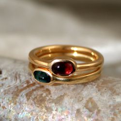 Tourmalijn ringen