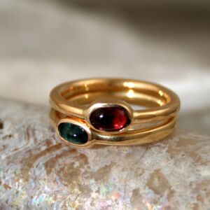 Tourmalijn ringen
