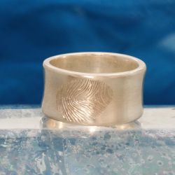 Vingerafdruk ring