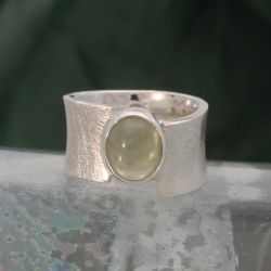 Ring met groene toermalijn