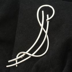 Zilveren broche