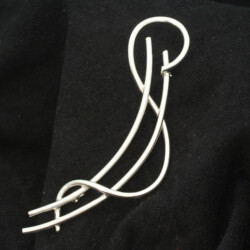 Zilveren broche