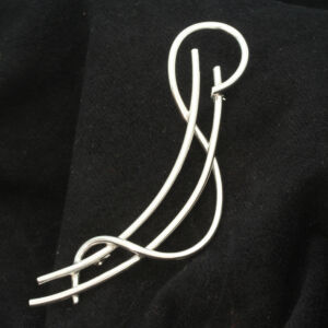 Zilveren broche