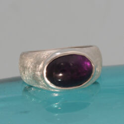 Kogelring met ametyst
